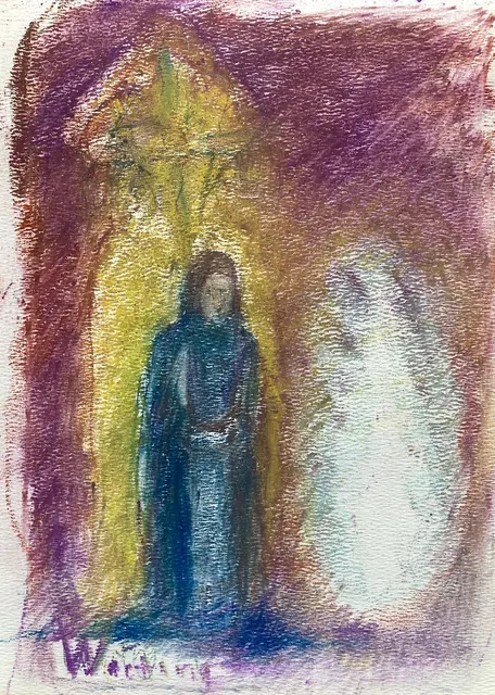 People Floating Inside a Man